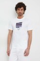 Calvin Klein t-shirt bawełniany K10K112488 beżowy
