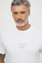 белый Хлопковая футболка Calvin Klein Мужской