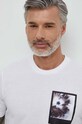 Calvin Klein t-shirt bawełniany biały K10K112492