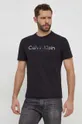 fekete Calvin Klein pamut póló Férfi