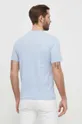 Βαμβακερό μπλουζάκι Calvin Klein μπλε