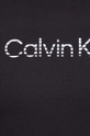 μαύρο Βαμβακερό μπλουζάκι Calvin Klein