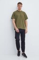 Хлопковая футболка adidas Originals IP2771 зелёный SS24
