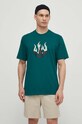 adidas Originals tricou din bumbac IS0177 verde SS24