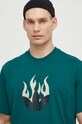 adidas Originals tricou din bumbac verde IS0177