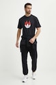 adidas Originals t-shirt bawełniany Flames IS0178 czarny SS24