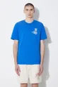 blue adidas Originals cotton t-shirt