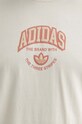 adidas Originals t-shirt bawełniany IS0186 beżowy
