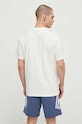 Одяг Бавовняна футболка adidas Originals IS0214 бежевий