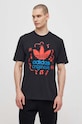 adidas Originals tricou din bumbac negru IS0224