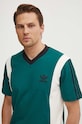 Kratka majica adidas Originals zelena IS1406