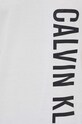 Bavlnené plážové tričko Calvin Klein biela KM0KM00997
