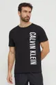 чорний Бавовняна футболка Calvin Klein Чоловічий