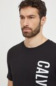 Дрехи Памучна тениска Calvin Klein KM0KM00998 черен