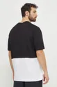 Βαμβακερό μπλουζάκι παραλίας Calvin Klein μαύρο