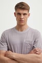 adidas Originals t-shirt bawełniany fioletowy IS1762