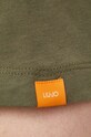 Liu Jo t-shirt bawełniany zielony M124P2041995TEE