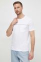 Liu Jo t-shirt bawełniany biały M124P204ESCAPETEE