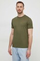 Liu Jo t-shirt bawełniany bawełna zielony M124P204NEWMERCER