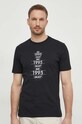 Liu Jo tricou din bumbac print negru M124P204PRINTCOMF