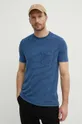 niebieski Liu Jo t-shirt bawełniany