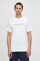 Michael Kors t-shirt bawełniany biały CS4521H1V2