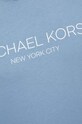 Bavlnené tričko Michael Kors CS4521H1V2 modrá