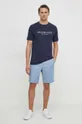 Michael Kors t-shirt in cotone blu navy