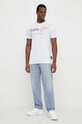 PLEIN SPORT t-shirt in cotone PADC.MTK7205.SJY001N bianco SS24