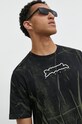 Diesel t-shirt bawełniany czarny A12155.0AJBD