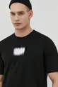 μαύρο Βαμβακερό μπλουζάκι Diesel