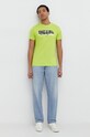 Diesel tricou din bumbac A12498.0GRAI verde SS24