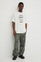 Diesel t-shirt bawełniany T-BOXT-N12 A12914.0AKAK beżowy SS24