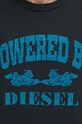 Бавовняна футболка Diesel T-RUST A13280.0DQAU чорний