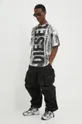 Diesel t-shirt bawełniany T-BOXT-BISC czarny