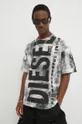 czarny Diesel t-shirt bawełniany T-BOXT-BISC