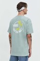 Odzież Vans t-shirt bawełniany VN0A7SMYD1L1 zielony