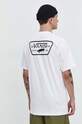 Ρούχα Βαμβακερό μπλουζάκι Vans VN0000F8YB21 λευκό