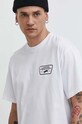 Βαμβακερό μπλουζάκι Vans λευκό VN0000F8YB21
