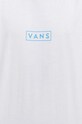 Βαμβακερό μπλουζάκι Vans VN0A5E81CZM1 λευκό
