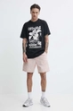 Vans t-shirt bawełniany czarny