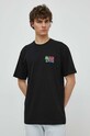 Oblečení Bavlněné tričko Vans VN000G58BLK1 černá