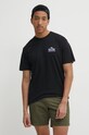 Îmbrăcăminte Vans tricou din bumbac VN000G5MBLK1 negru
