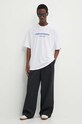 Vans tricou din bumbac VN000H5HWHT1 alb SS24