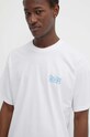 Vans t-shirt bawełniany biały VN000G5MWHT1