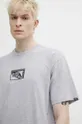 серый Хлопковая футболка Vans