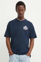 Odzież Vans t-shirt bawełniany VN000G67NVY1 granatowy