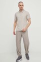 Поло для тренувань Calvin Klein Performance 00GMS4K176 бежевий SS24