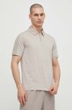 Поло для тренувань Calvin Klein Performance бежевий 00GMS4K176