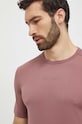 Odzież Calvin Klein Performance t-shirt treningowy 00GMS4K159 różowy